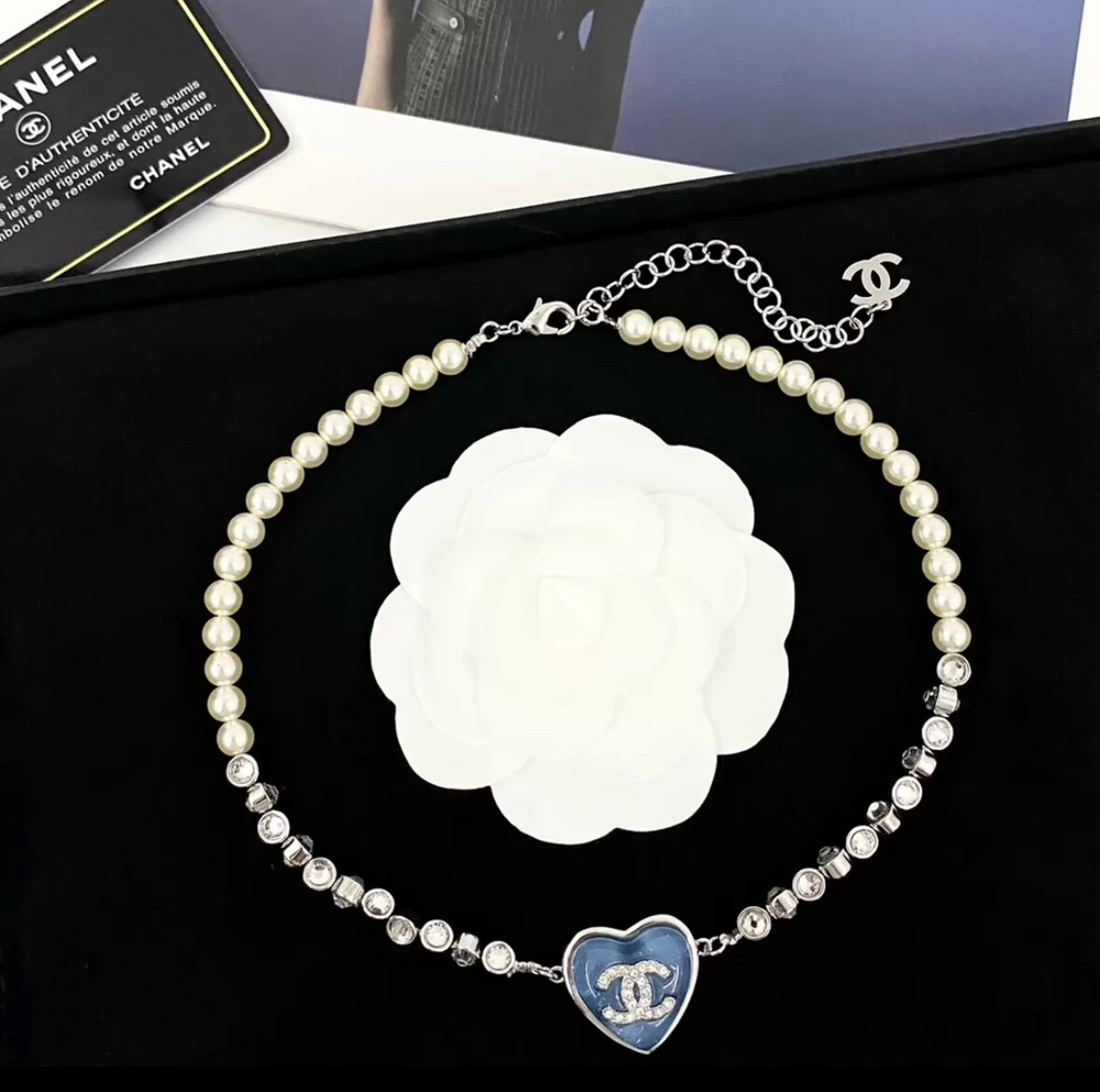 Chanel Heart Charm Necklace
